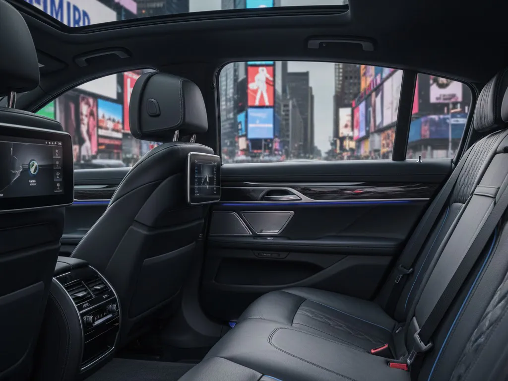 First Class Sedan Luxury Interior